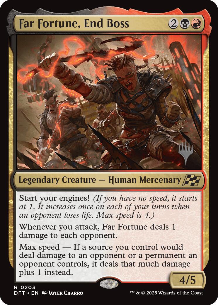 Far fortune, End Boss (Promo Pack) [Aetherdrift Promos] | Odin's Place