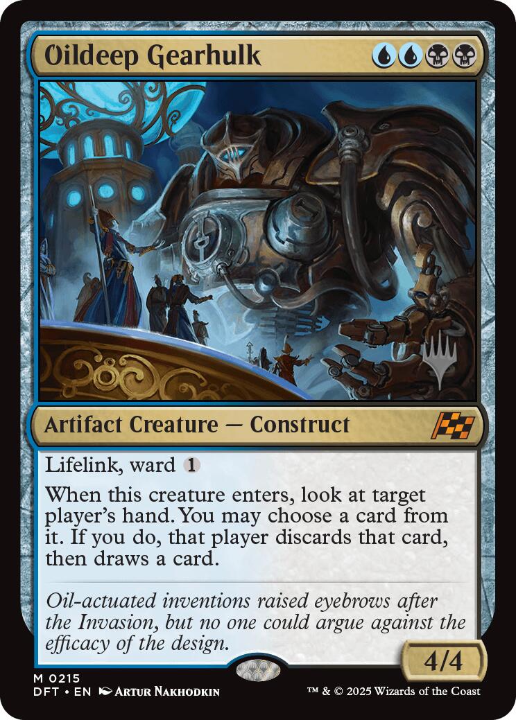 Oildeep Gearhulk (Promo Pack) [Aetherdrift Promos] | Odin's Place