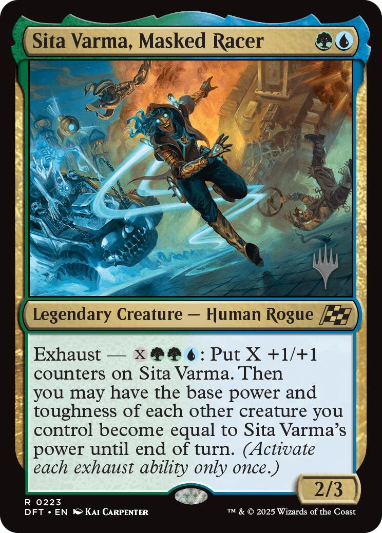 Sita Varma, Masked Racer (Promo Pack) [Aetherdrift Promos] | Odin's Place