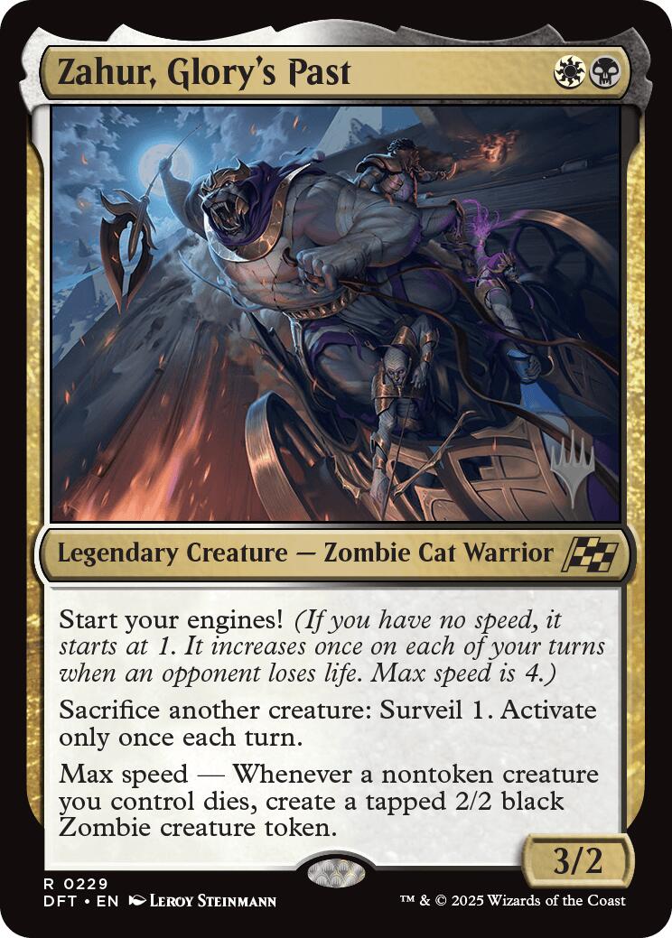 Zahur, Glory's Past (Promo Pack) [Aetherdrift Promos] | Odin's Place