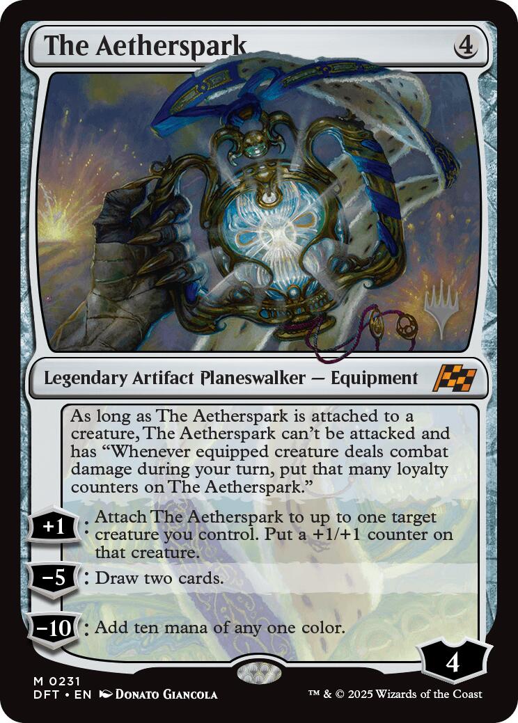 The Aetherspark (Promo Pack) [Aetherdrift Promos] | Odin's Place
