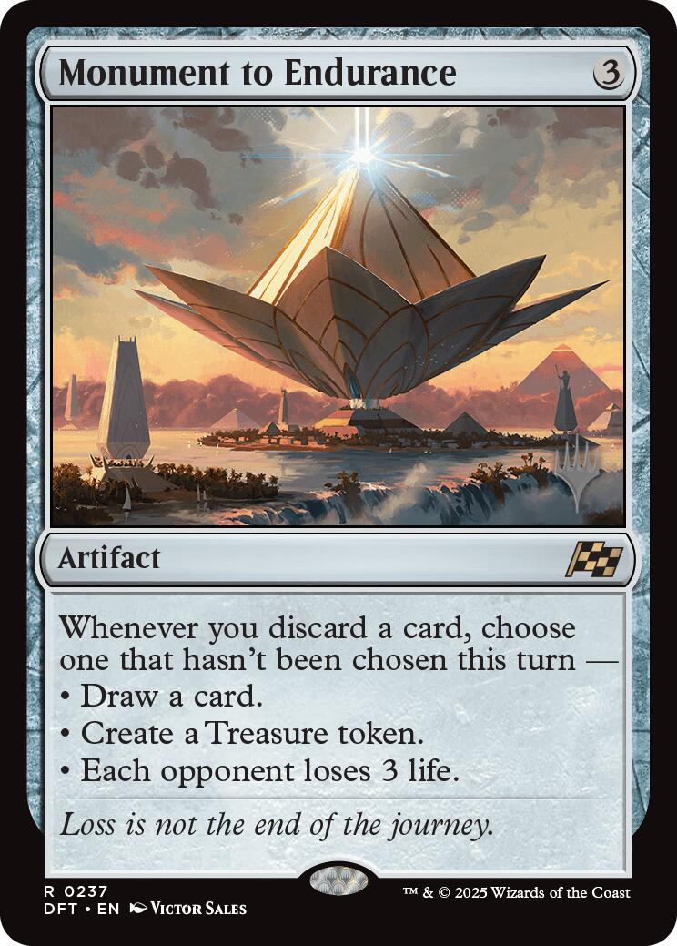 Monument to Endurance (Promo Pack) [Aetherdrift Promos] | Odin's Place
