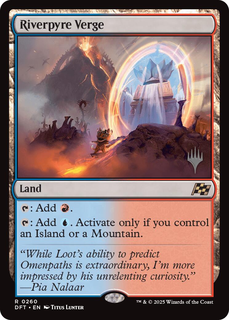 Riverpyre Verge (Promo Pack) [Aetherdrift Promos] | Odin's Place