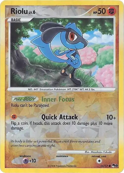Riolu (016/017) (Cracked Ice Holo) [Miscellaneous Cards] | Odin's Place