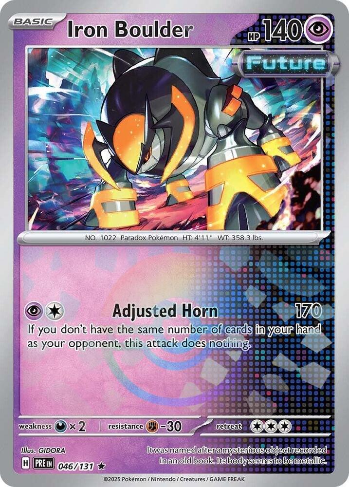 Iron Boulder (046/131) (Poke Ball Pattern) [Scarlet & Violet: Prismatic Evolutions] | Odin's Place