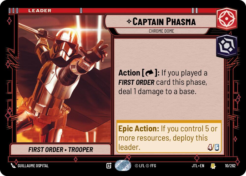 Captain Phasma - Chrome Dome (010/262) (010/257) [Jump to Lightspeed] | Odin's Place