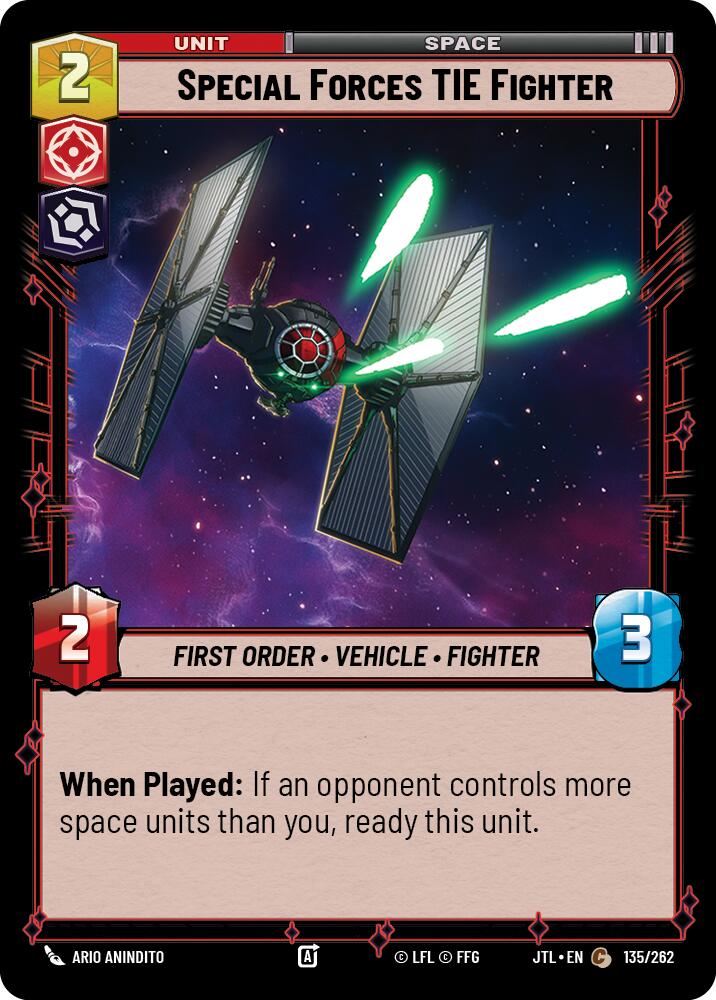 Special Forces TIE Fighter (135/262) (135/257) [Jump to Lightspeed] | Odin's Place