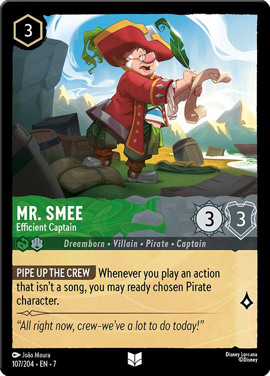 Mr. Smee - Efficient Captain (107/204) [Archazia's Island] | Odin's Place