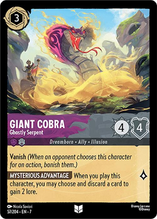 Giant Cobra - Ghostly Serpent (57/204) [Archazia's Island] | Odin's Place