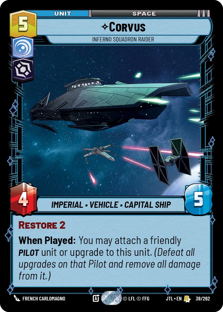 Corvus - Inferno Squadron Raider (038/262) (038/257) [Jump to Lightspeed] | Odin's Place