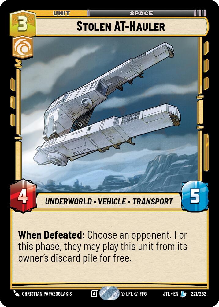 Stolen AT-Hauler (221/262) (221/257) [Jump to Lightspeed] | Odin's Place