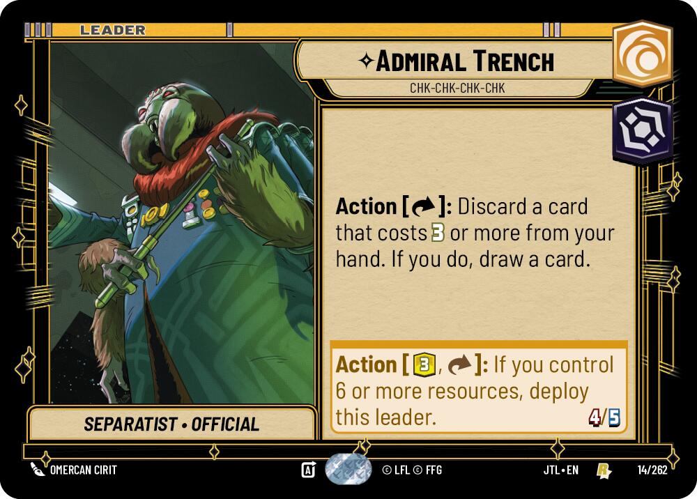 Admiral Trench - Chk-chk-chk-chk (014/262) (014/257) [Jump to Lightspeed] | Odin's Place