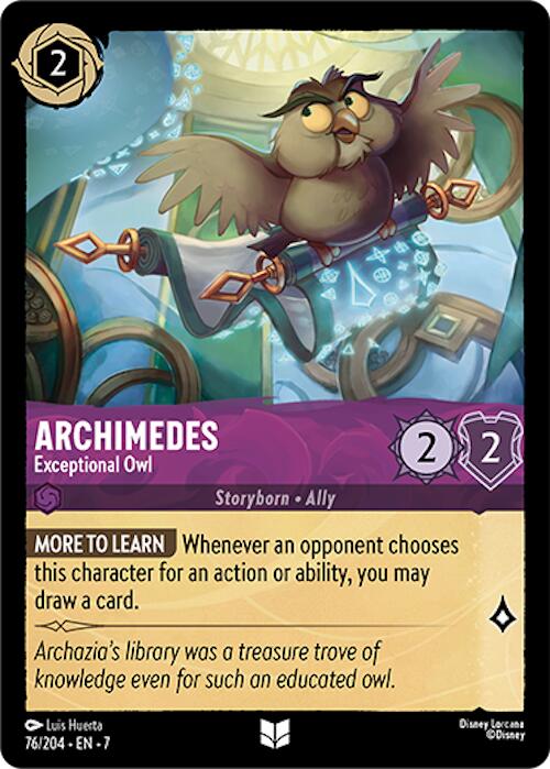 Archimedes - Exceptional Owl (76/204) [Archazia's Island] | Odin's Place