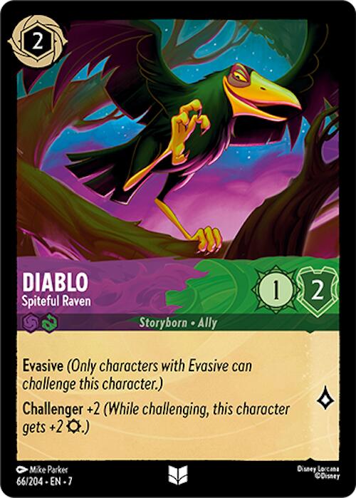 Diablo - Spiteful Raven (66/204) [Archazia's Island] | Odin's Place