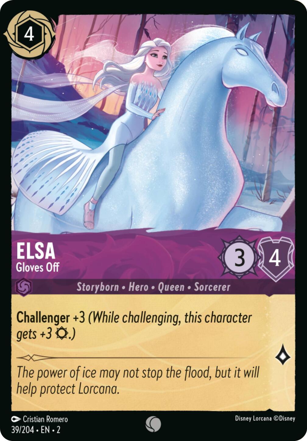 Elsa - Gloves Off (Errata Version) (39/204) [Rise of the Floodborn] | Odin's Place