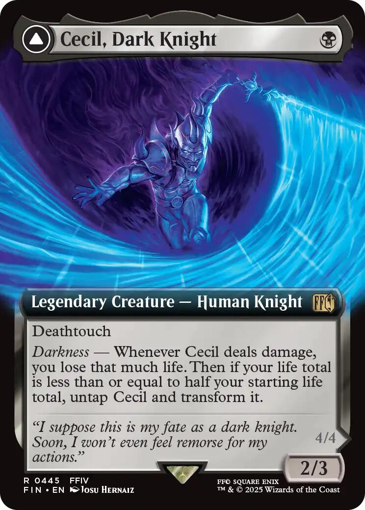 Cecil, Dark Knight // Cecil, Redeemed Paladin (Extended Art) [FINAL FANTASY] | Odin's Place