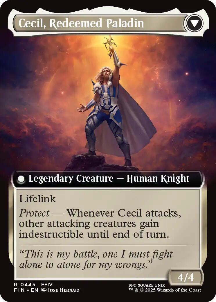 Cecil, Dark Knight // Cecil, Redeemed Paladin (Extended Art) [FINAL FANTASY] | Odin's Place