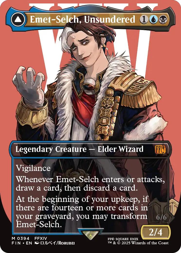 Emet-Selch, Unsundered // Hades, Sorcerer of Eld (Borderless) [FINAL FANTASY] | Odin's Place