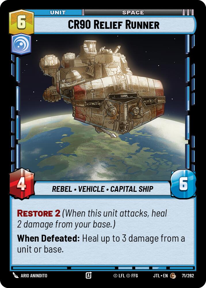 CR90 Relief Runner (071/262) (071/257) [Jump to Lightspeed] | Odin's Place