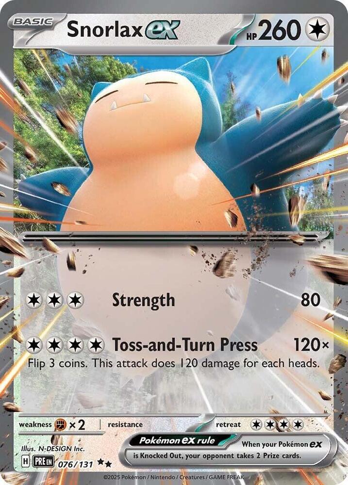 Snorlax ex (076/131) [Scarlet & Violet: Prismatic Evolutions] | Odin's Place