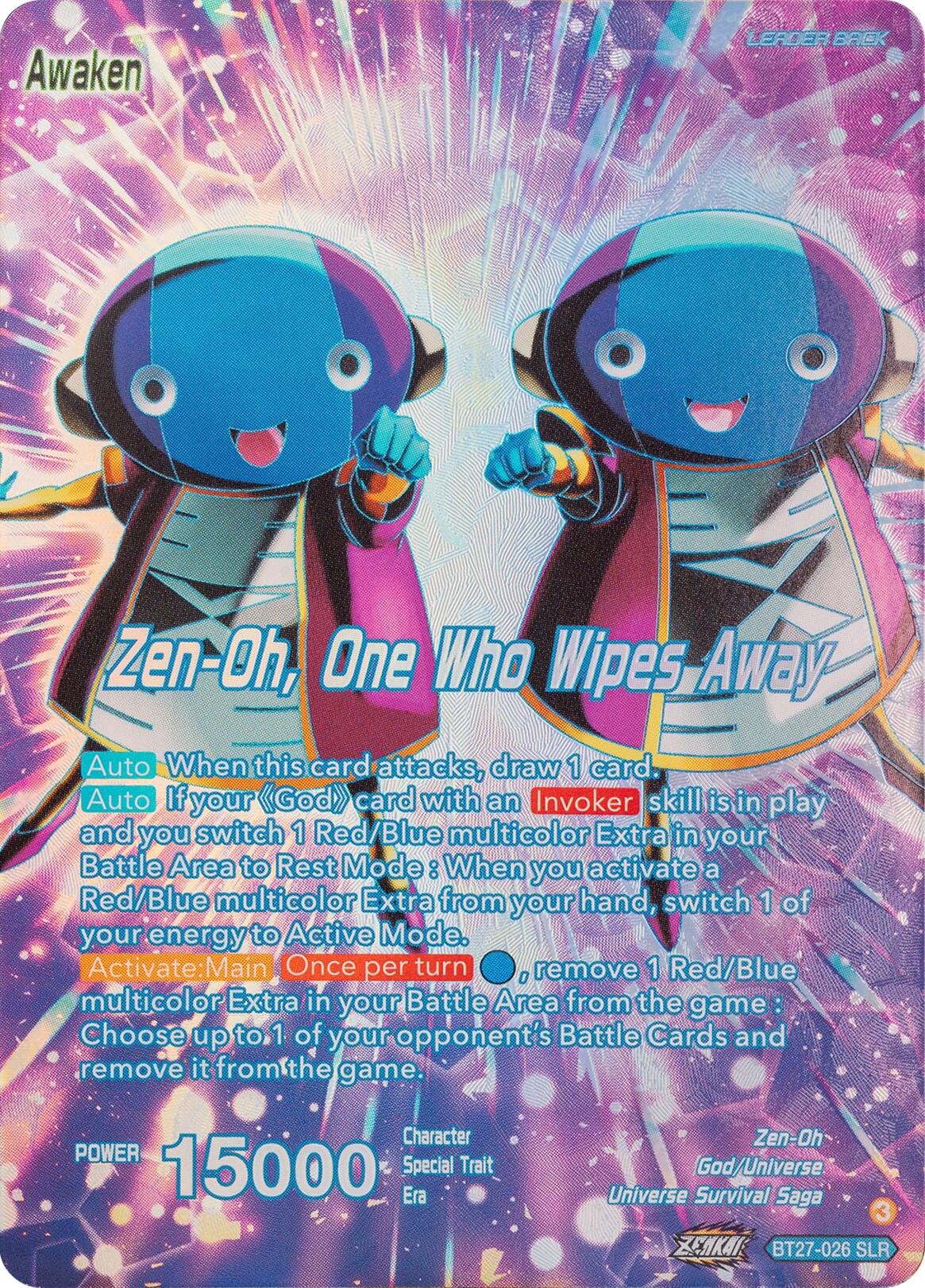 Zen-Oh // Zen-Oh, One Who Wipes Away (SLR) (BT27-026) [History of Z] | Odin's Place