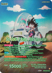 Son Goku // Son Goku & Bulma, First Encounter (SLR) (BT27-044) [History of Z] | Odin's Place