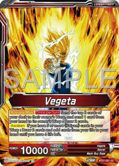 Vegeta // SSB Vegeta, Saiyan Pride (SLR) (BT27-001) [History of Z] | Odin's Place
