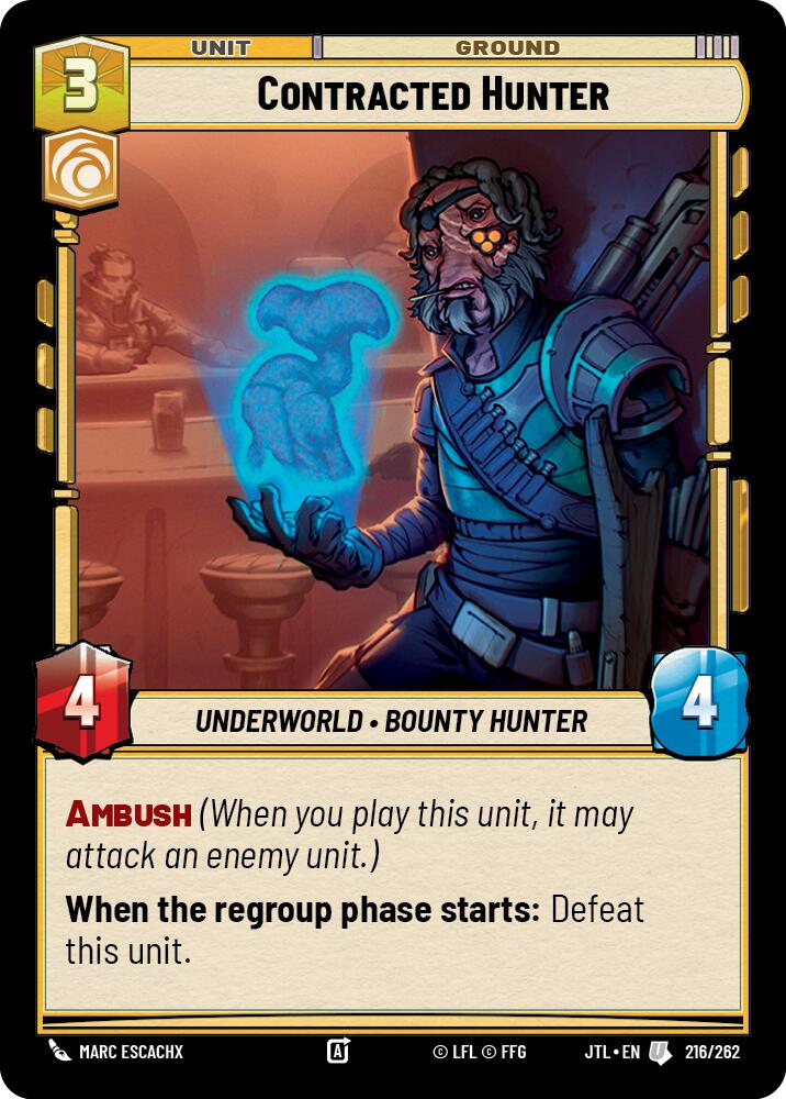 Contracted Hunter (216/262) (216/257) [Jump to Lightspeed] | Odin's Place