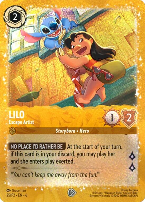 Lilo - Escape Artist (25) [Promo Cards] | Odin's Place