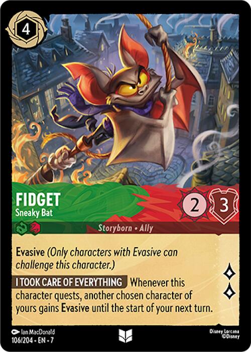 Fidget - Sneaky Bat (106/204) [Archazia's Island] | Odin's Place