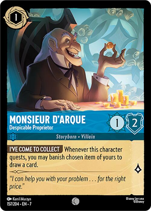 Monsieur D'Arque - Despicable Proprietor (157/204) [Archazia's Island] | Odin's Place