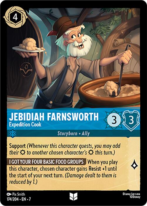 Jebidiah Farnsworth - Expedition Cook (174/204) [Archazia's Island] | Odin's Place