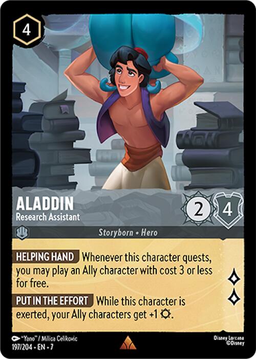 Aladdin - Research Assistant (197/204) [Archazia's Island] | Odin's Place