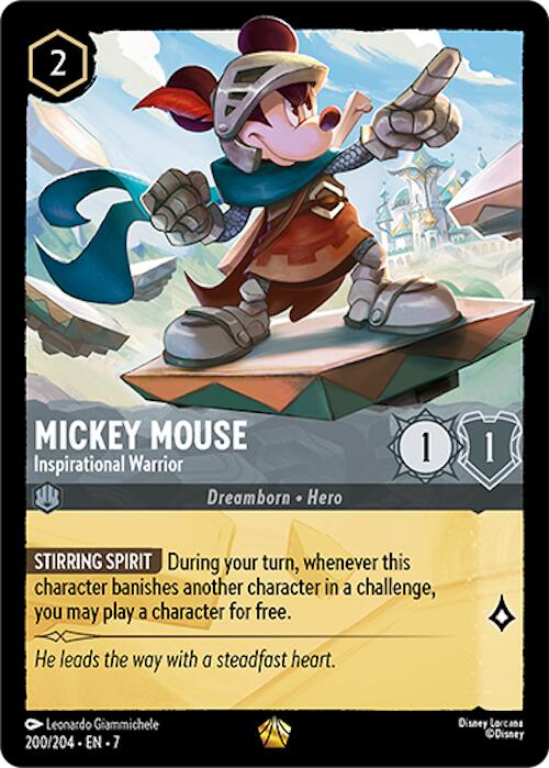 Mickey Mouse - Inspirational Warrior (200/204) [Archazia's Island] | Odin's Place