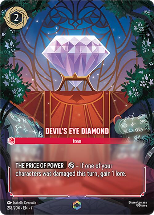 Devil's Eye Diamond (Enchanted) (218/204) [Archazia's Island] | Odin's Place