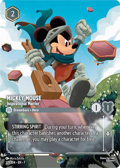 Mickey Mouse - Inspirational Warrior (Enchanted) (221/204) [Archazia's Island] | Odin's Place