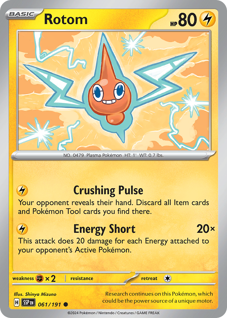 Rotom (061/191) [Scarlet & Violet: Surging Sparks] | Odin's Place