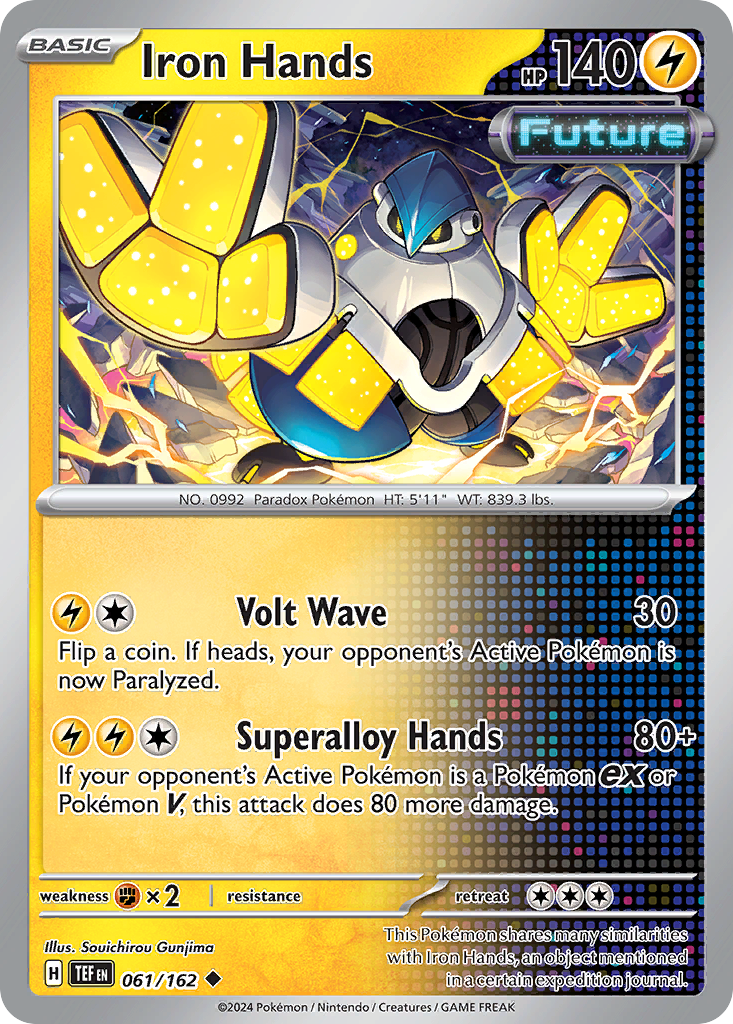 Iron Hands (061/162) [Scarlet & Violet: Temporal Forces] | Odin's Place