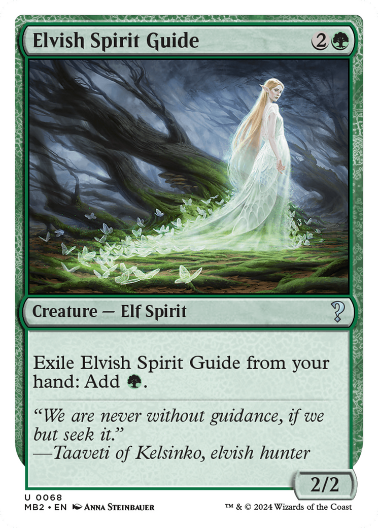 Elvish Spirit Guide (White Border) [Mystery Booster 2] | Odin's Place