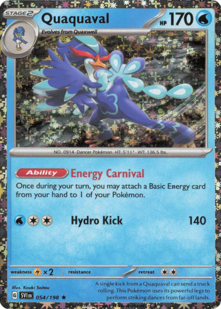 Quaquaval (054/198) (Sparkle Holo) [Miscellaneous Cards] | Odin's Place