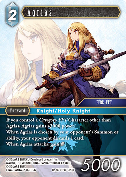 Agrias [Legacy Collection] | Odin's Place