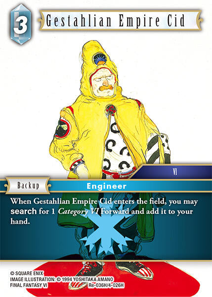 Gestahlian Empire Cid [Legacy Collection] | Odin's Place