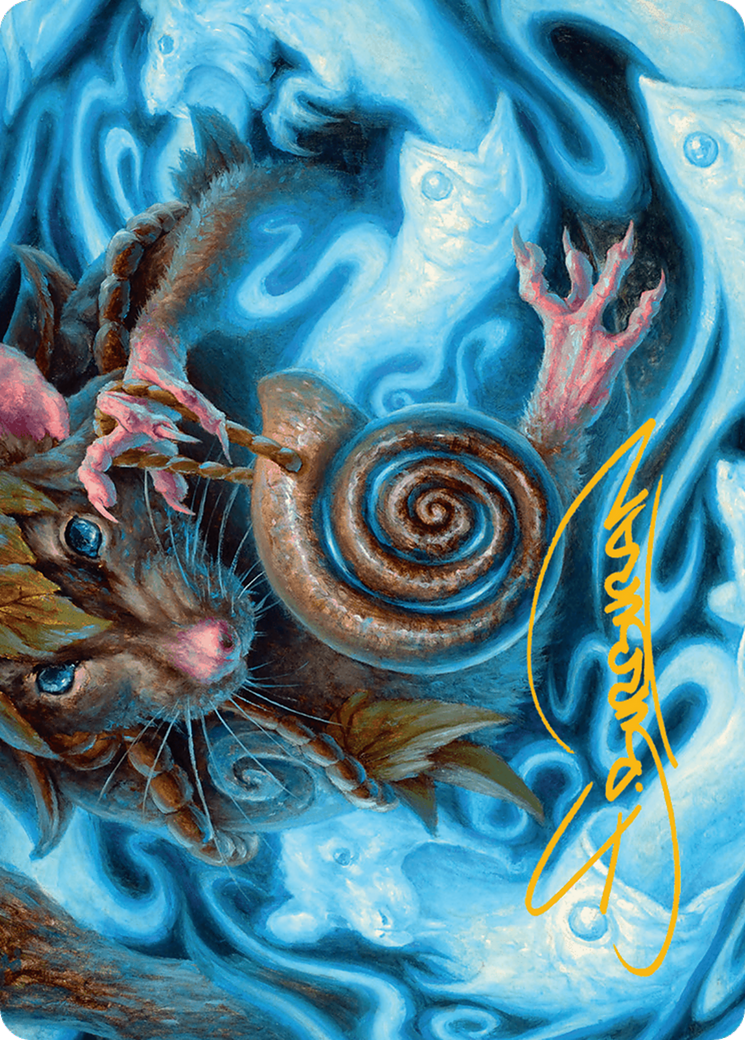 Mind Spiral Art Card (Gold-Stamped Signature) [Bloomburrow Art Series] | Odin's Place