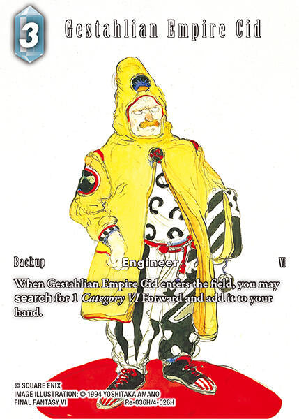 Gestahlian Empire Cid (Full Art) [Legacy Collection] | Odin's Place