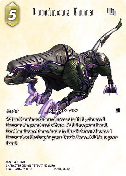Luminous Puma (Full Art) [Legacy Collection] | Odin's Place
