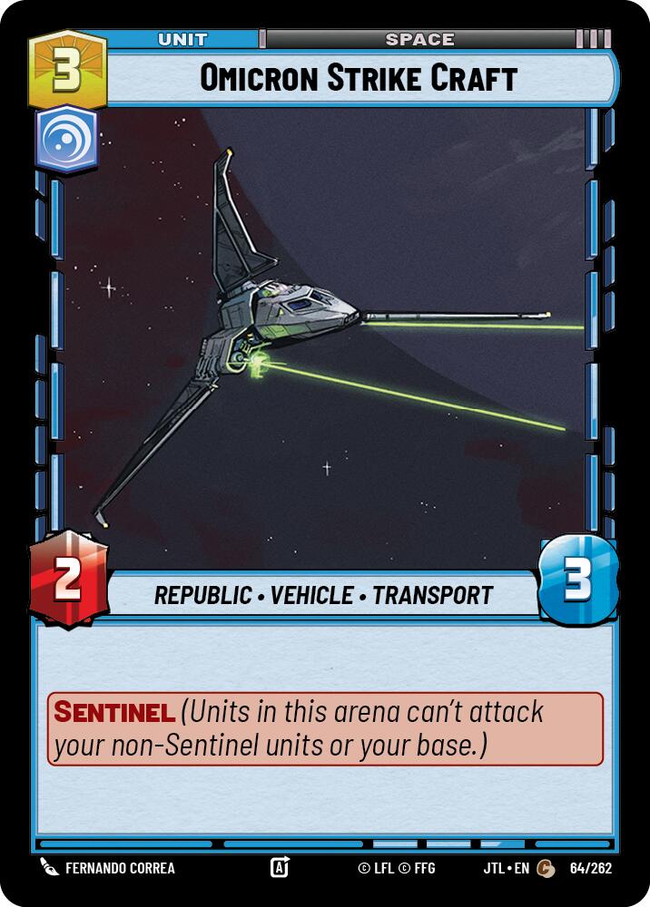 Omicron Strike Craft (064/262) (064/262) [Jump to Lightspeed] | Odin's Place
