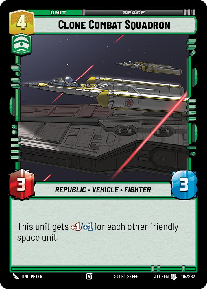 Clone Combat Squadron (115/262) (115/262) [Jump to Lightspeed] | Odin's Place
