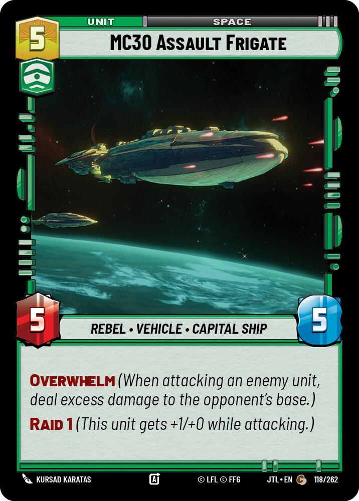 MC30 Assault Frigate (118/262) (118/262) [Jump to Lightspeed] | Odin's Place