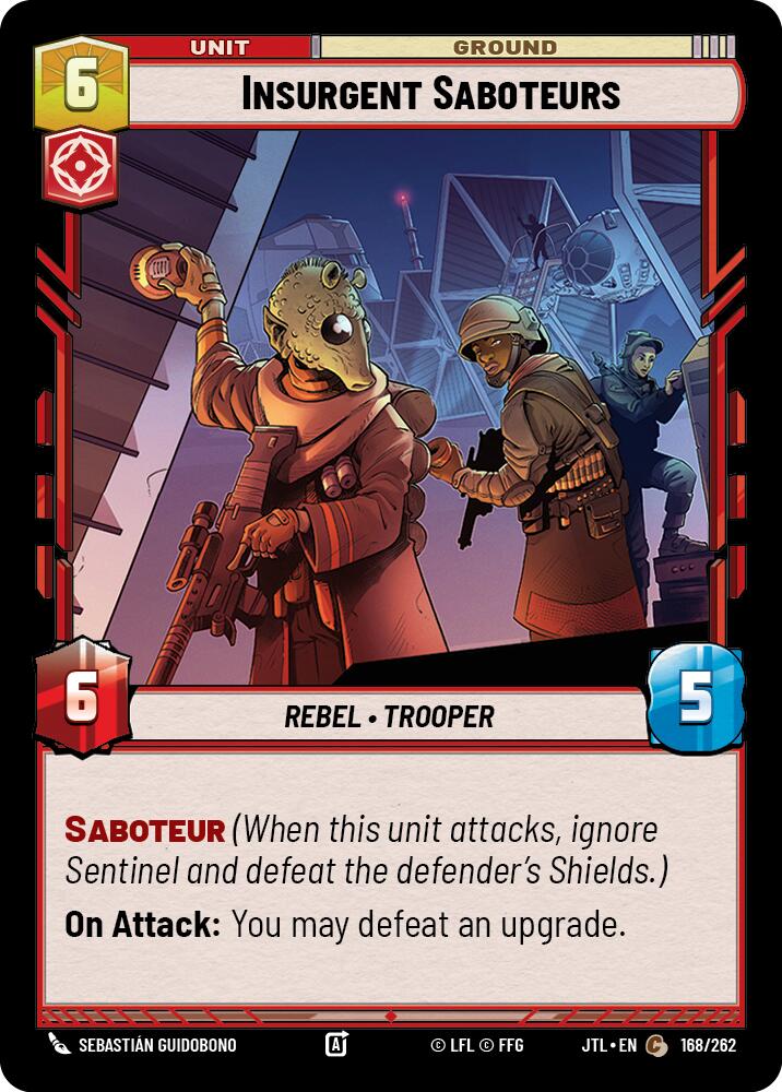 Insurgent Saboteurs (168/262) (168/262) [Jump to Lightspeed] | Odin's Place