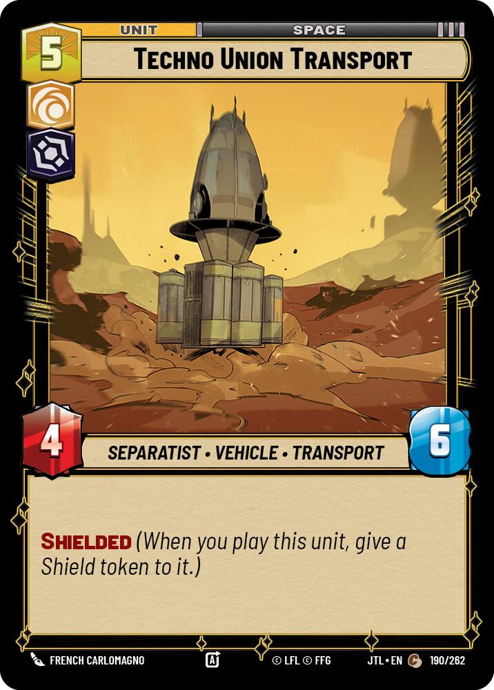 Techno Union Transport (190/262) (190/262) [Jump to Lightspeed] | Odin's Place